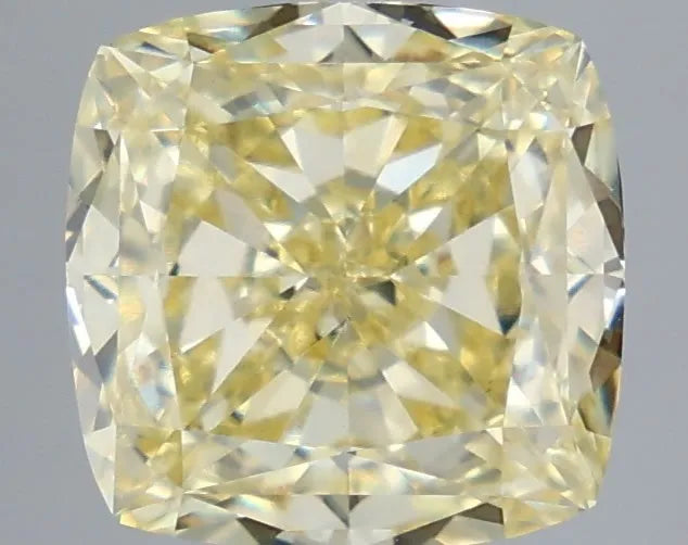 3.52ct Cushion modified Lab Grown Diamond (Colour Fancy Yellow, Clarity VS1, IGI Certified)