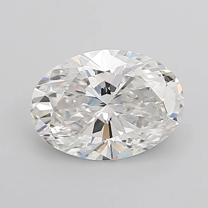 3.52ct Oval Lab Grown Diamond (Colour F, Clarity VVS2, IGI Certified)