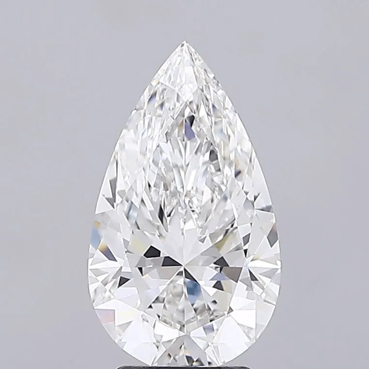 3.52ct Pear Lab Grown Diamond (Colour F, Clarity VVS2, IGI Certified)