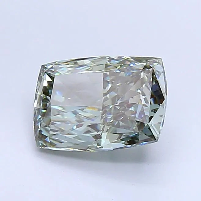 3.53ct Cushion modified Lab Grown Diamond (Colour Fancy Intense Green, Clarity VVS2, IGI Certified)