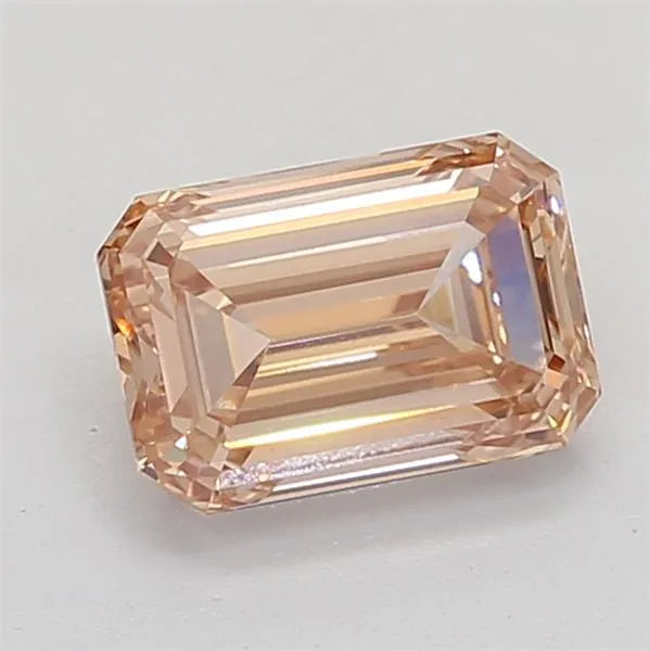 3.53ct Emerald Lab Grown Diamond (Colour Fancy Brown, Clarity VS1, Uncertified)