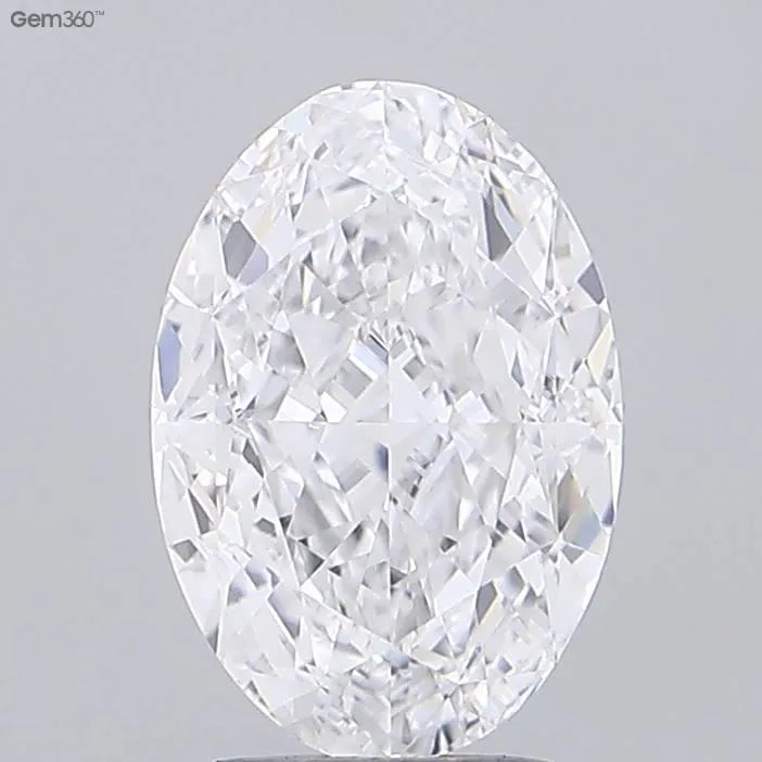 3.53ct Oval Lab Grown Diamond (Colour D, Clarity VVS2, IGI Certified)