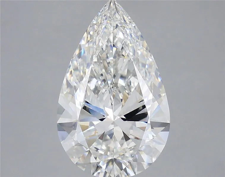 3.53ct Pear Lab Grown Diamond (Colour E, Clarity VVS2, IGI Certified)