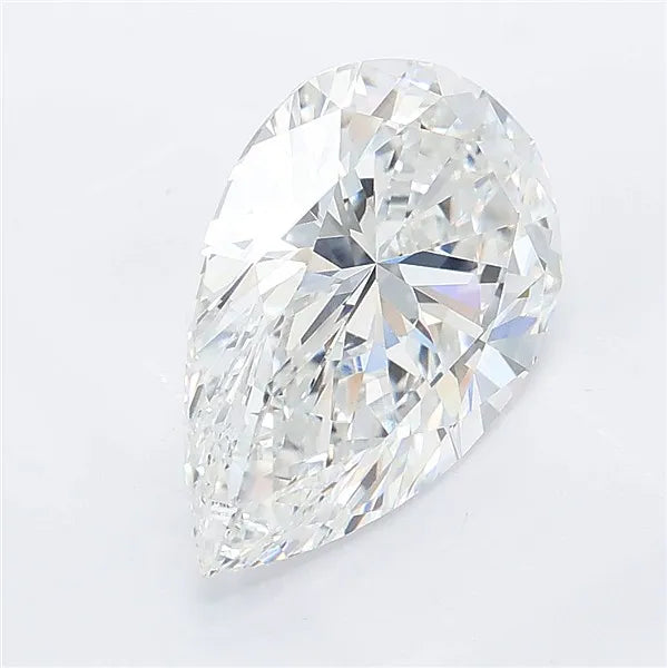 3.53ct Pear Lab Grown Diamond (Colour E, Clarity VVS2, IGI Certified)