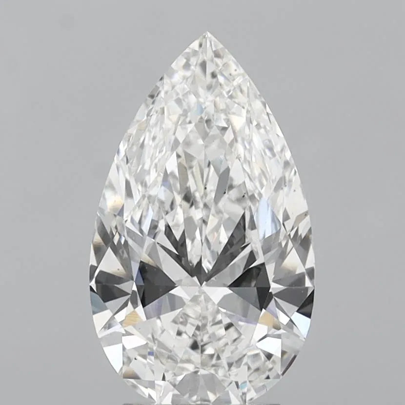 3.53ct Pear Lab Grown Diamond (Colour F, Clarity VS2, IGI Certified)