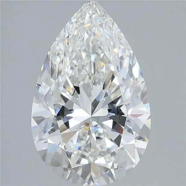 3.53ct Pear Lab Grown Diamond (Colour F, Clarity VVS2, IGI Certified)