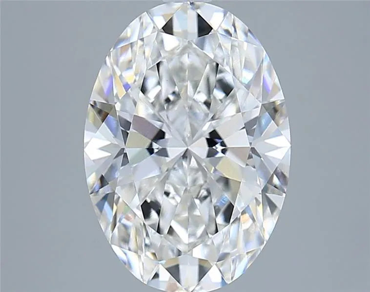 3.54ct Oval Lab Grown Diamond (Colour F, Clarity VVS2, IGI Certified)