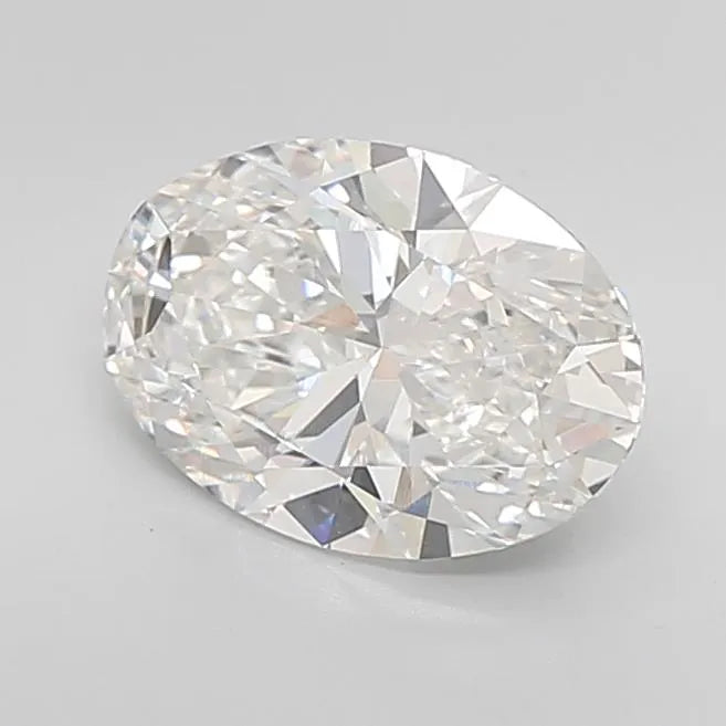 3.54ct Oval Lab Grown Diamond (Colour G, Clarity VVS2, IGI Certified)