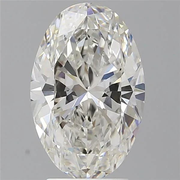 3.54ct Oval Lab Grown Diamond (Colour G, Clarity VVS2, IGI Certified)