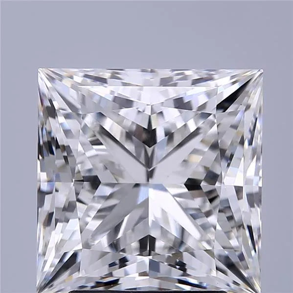 3.54ct Princess Lab Grown Diamond (Colour E, Clarity VVS2, IGI Certified)