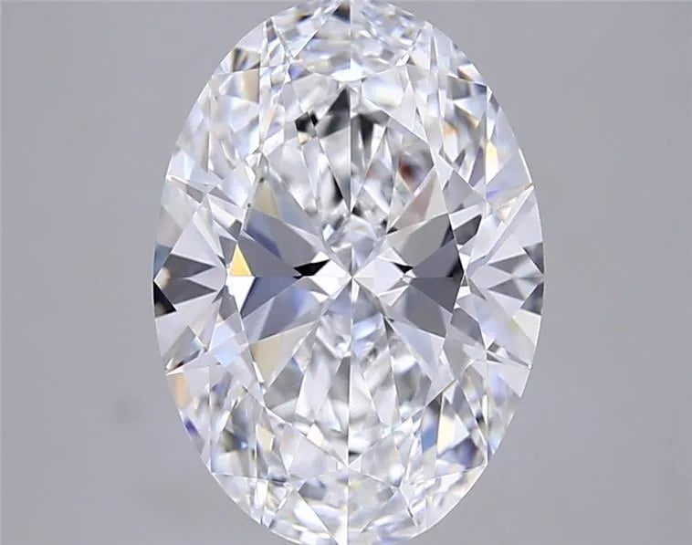 3.55ct Oval Lab Grown Diamond (Colour D, Clarity VVS1, IGI Certified)