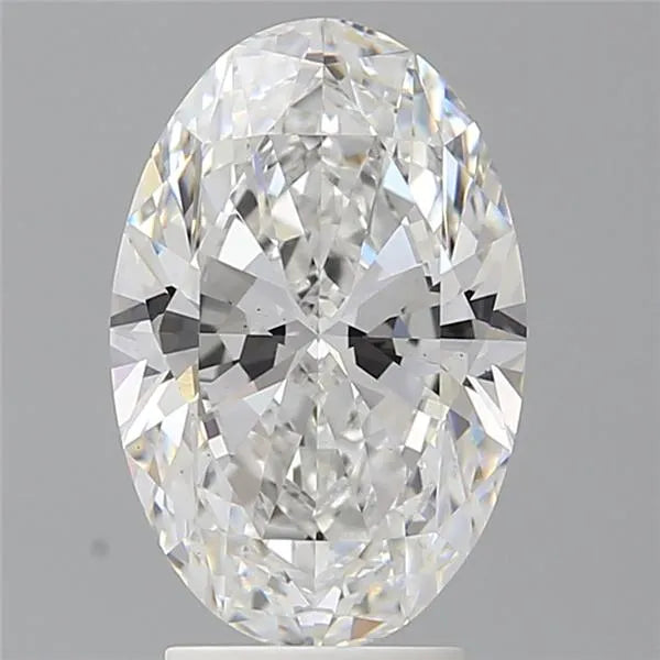 3.55ct Oval Lab Grown Diamond (Colour E, Clarity VS2, IGI Certified)