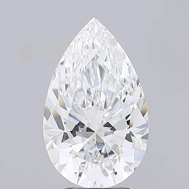 3.55ct Pear Lab Grown Diamond (Colour D, Clarity VVS2, IGI Certified)