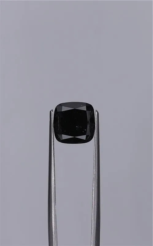 3.56ct Cushion brilliant Natural Diamond (Colour Fancy Black, Clarity VVS2, Cut EX, GIA Certified)