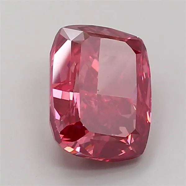 3.56ct Cushion modified Lab Grown Diamond (Colour Fancy Vivid Pink, Clarity VS2, IGI Certified)