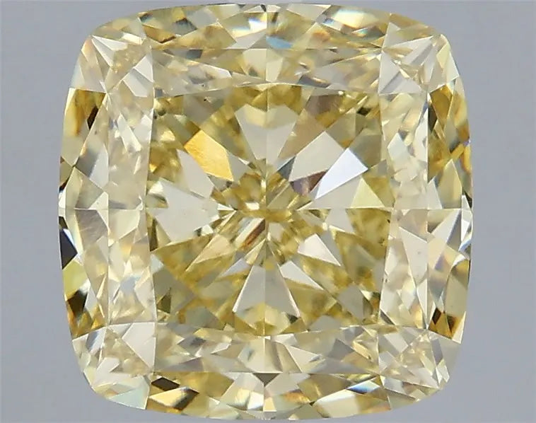 3.57ct Cushion brilliant Lab Grown Diamond (Colour Fancy Yellow, Clarity VS1, IGI Certified)