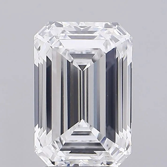 3.57ct Emerald Lab Grown Diamond (Colour D, Clarity VVS1, IGI Certified)