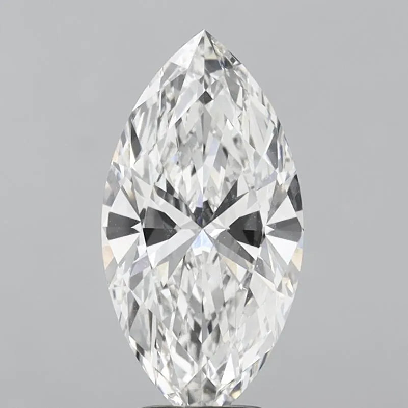 3.57ct Marquise Lab Grown Diamond (Colour F, Clarity VVS2, IGI Certified)
