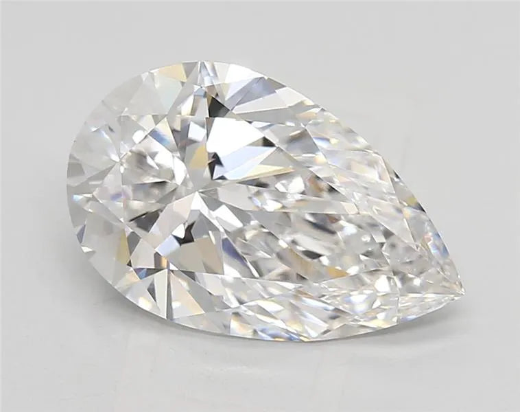 3.57ct Pear Lab Grown Diamond (Colour E, Clarity VVS2, IGI Certified)