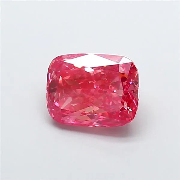3.58ct Cushion modified Lab Grown Diamond (Colour Fancy Vivid Pink, Clarity VS1, IGI Certified)