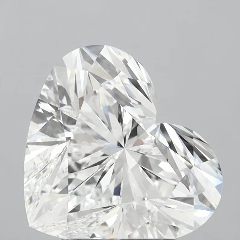 3.58ct Heart Lab Grown Diamond (Colour E, Clarity VVS1, IGI Certified)