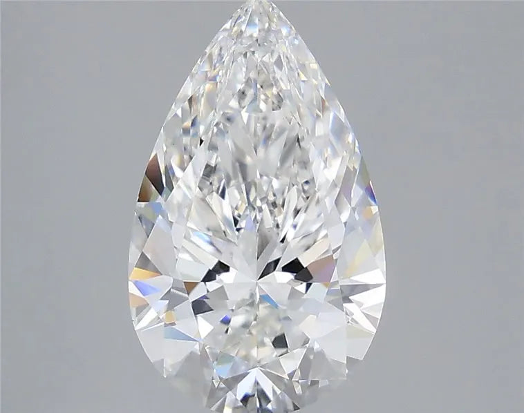 3.58ct Pear Lab Grown Diamond (Colour E, Clarity VVS2, IGI Certified)