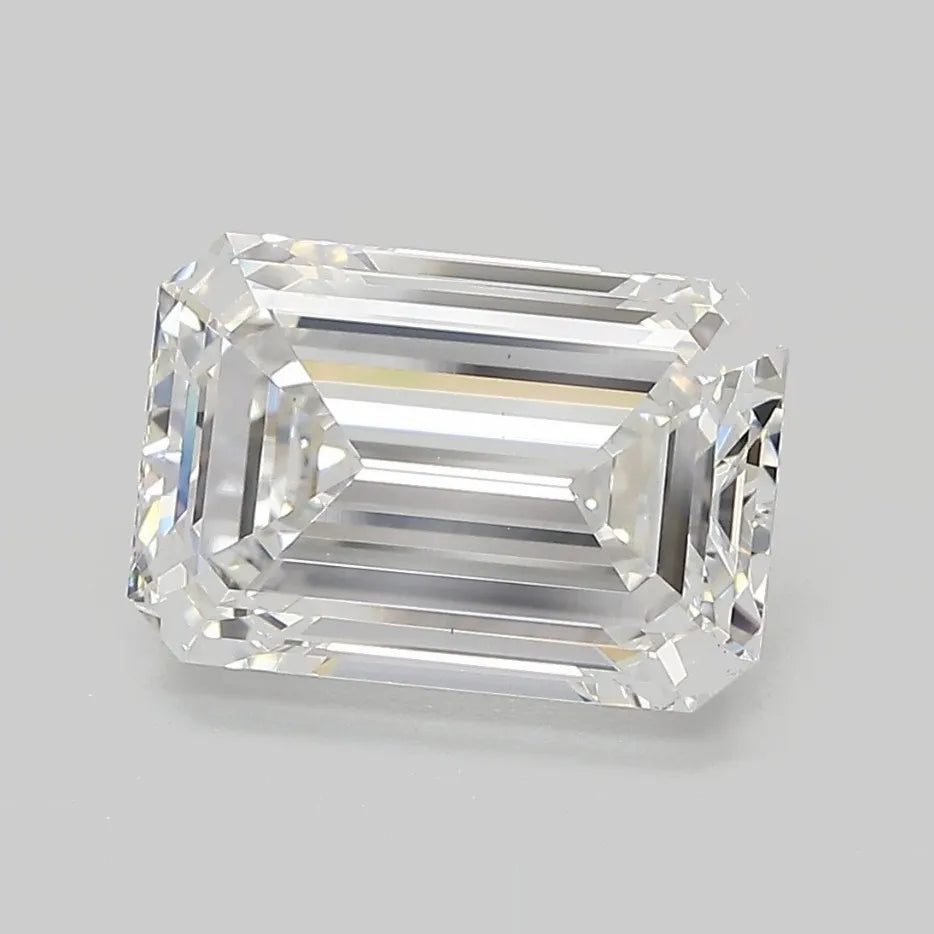 3.59ct Emerald Lab Grown Diamond (Colour E, Clarity VVS2, IGI Certified)