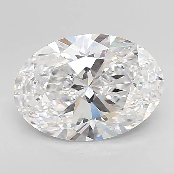 3.59ct Oval Lab Grown Diamond (Colour D, Clarity IF, Cut EX, IGI Certified)