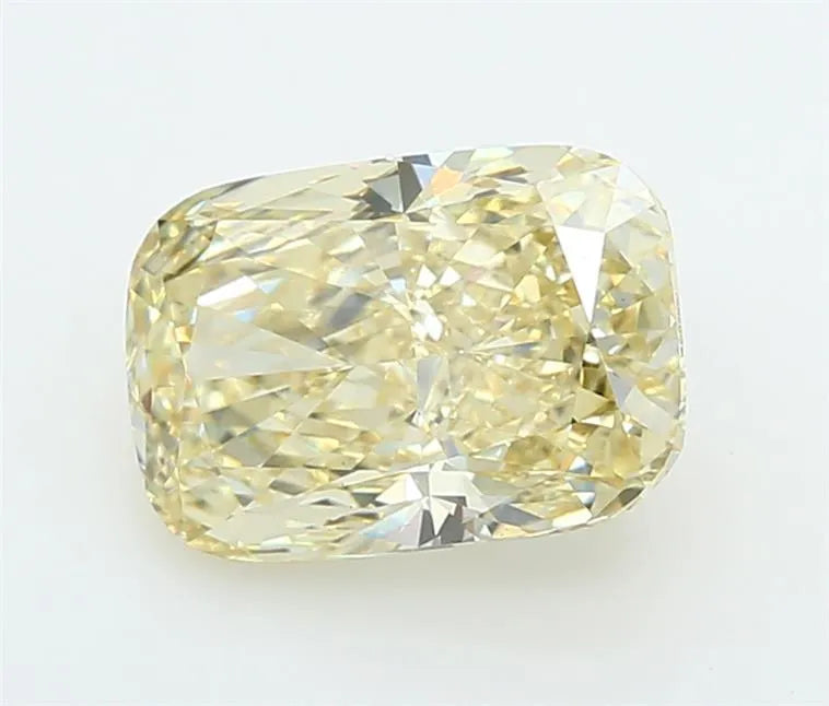 3.60ct Cushion modified Lab Grown Diamond (Colour Fancy Yellow, Clarity VS1, IGI Certified)