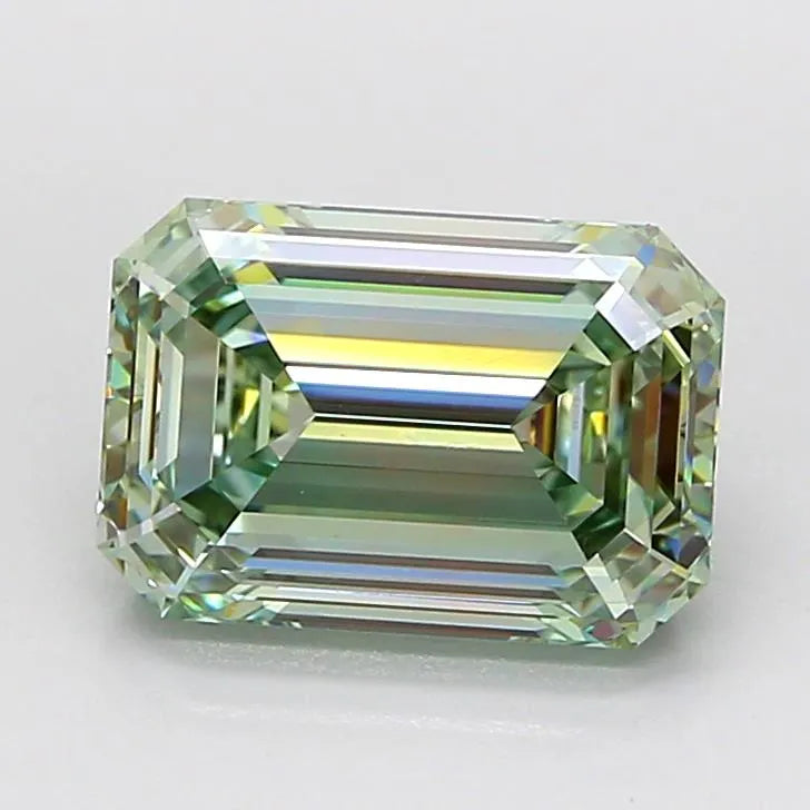 3.60ct Emerald Lab Grown Diamond (Colour Fancy Intense Green, Clarity VS1, IGI Certified)