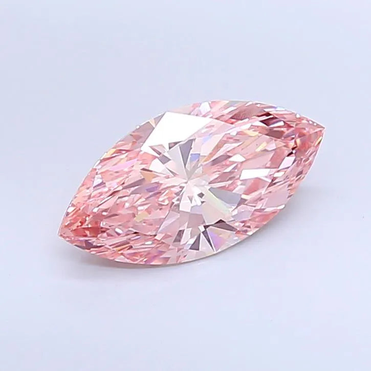 3.60ct Marquise Lab Grown Diamond (Colour Fancy Vivid Pink, Clarity VS2, IGI Certified)