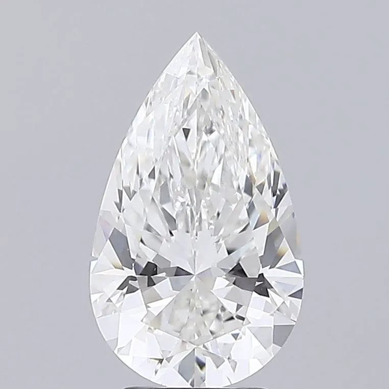 3.61ct Pear Lab Grown Diamond (Colour F, Clarity VVS2, IGI Certified)