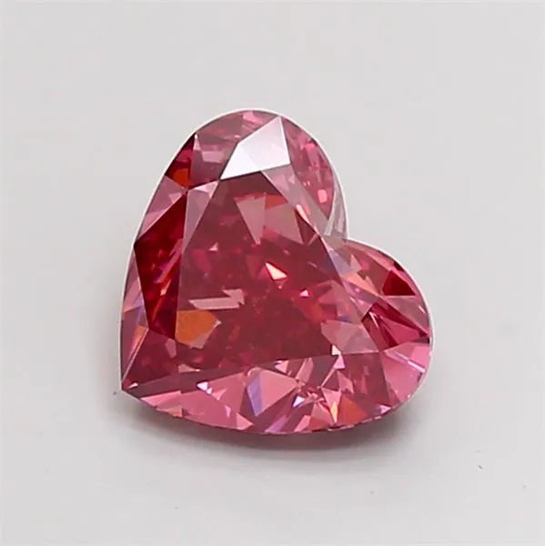 3.62ct Heart Lab Grown Diamond (Colour Fancy Vivid Pink, Clarity VVS2, IGI Certified)