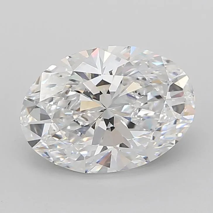 3.64ct Oval Lab Grown Diamond (Colour D, Clarity IF, Cut EX, IGI Certified)