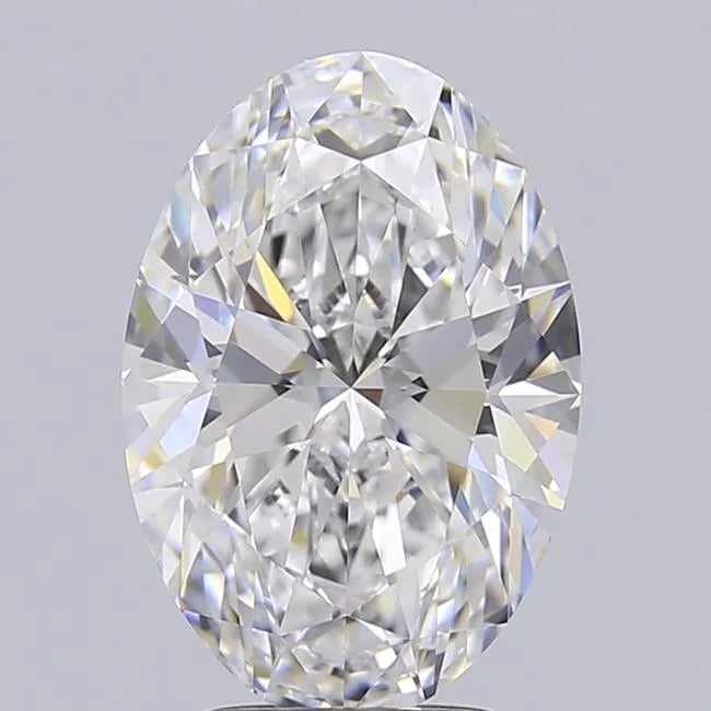 3.64ct Oval Lab Grown Diamond (Colour D, Clarity IF, GIA Certified)