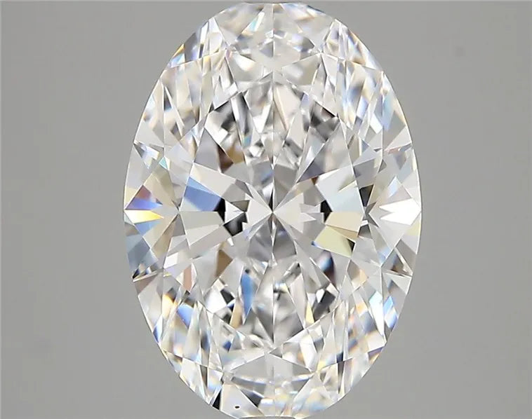 3.66ct Oval Lab Grown Diamond (Colour D, Clarity FL, IGI Certified)