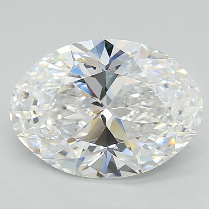 3.69ct Oval Lab Grown Diamond (Colour D, Clarity IF, GIA Certified)