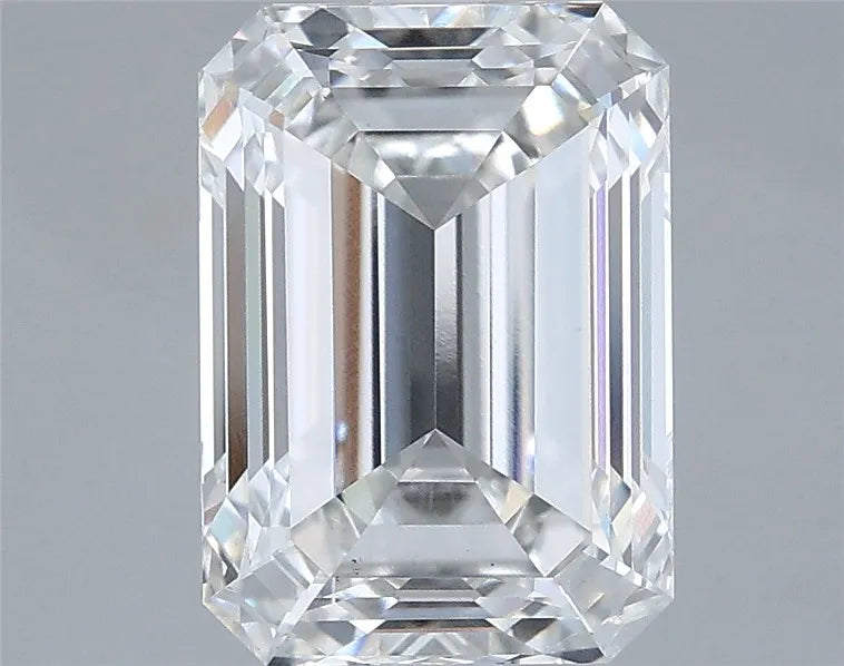 3.70ct Emerald Lab Grown Diamond (Colour F, Clarity VS1, IGI Certified)