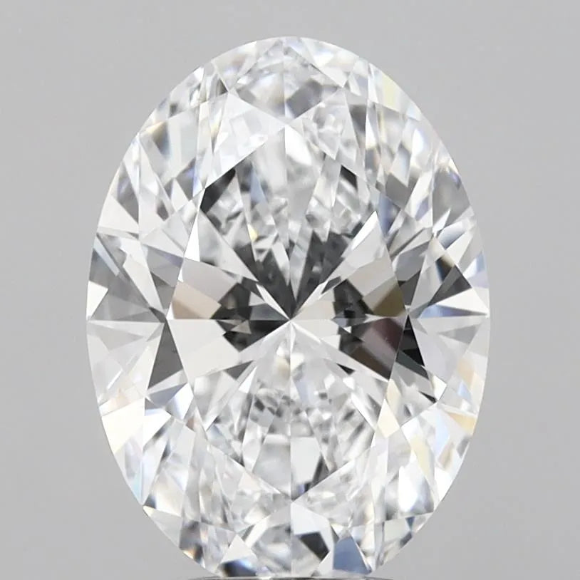 3.70ct Oval Lab Grown Diamond (Colour E, Clarity VS1, IGI Certified)