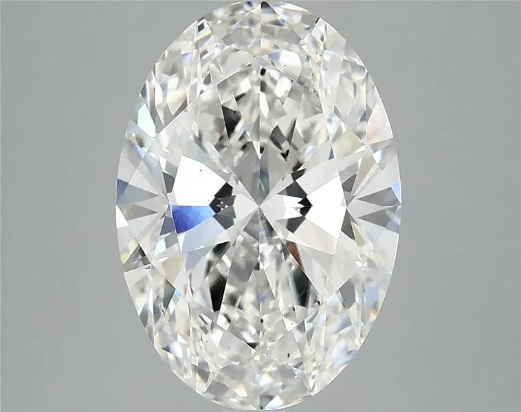 3.70ct Oval Lab Grown Diamond (Colour E, Clarity VS2, IGI Certified)