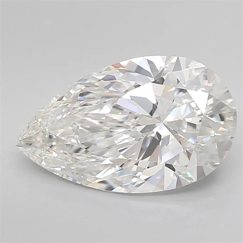 3.70ct Pear Lab Grown Diamond (Colour F, Clarity IF, Cut EX, IGI Certified)