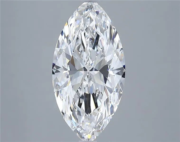 3.71ct Marquise Lab Grown Diamond (Colour D, Clarity VVS2, IGI Certified)