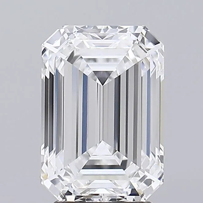 3.72ct Emerald Lab Grown Diamond (Colour D, Clarity VVS2, GIA Certified)