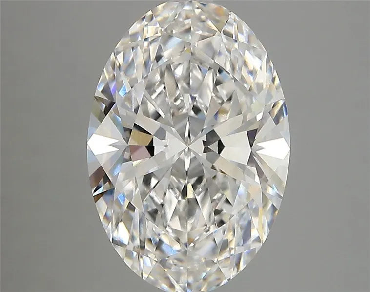 3.72ct Oval Lab Grown Diamond (Colour E, Clarity VVS2, IGI Certified)