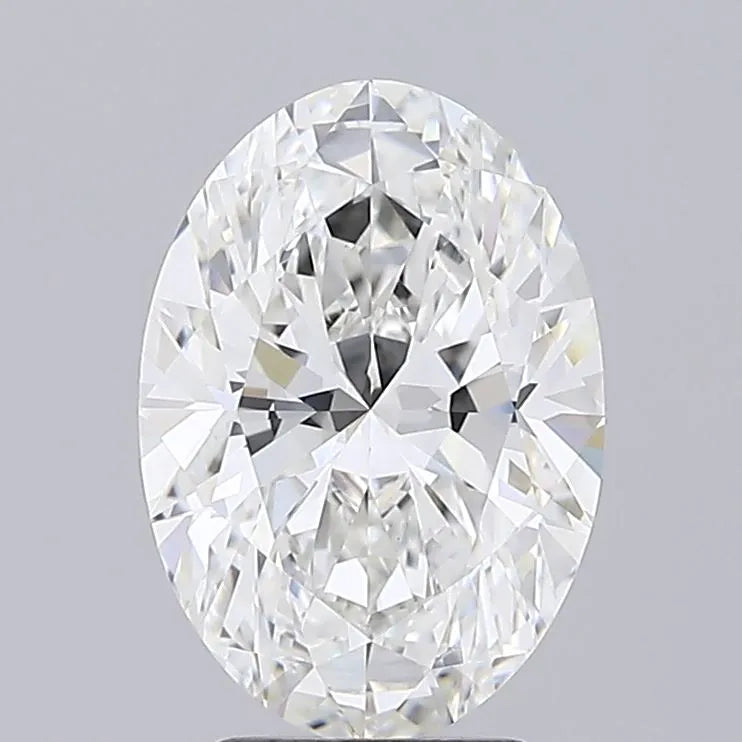 3.72ct Oval Lab Grown Diamond (Colour F, Clarity VVS2, IGI Certified)