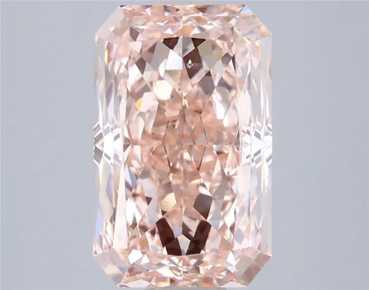 3.72ct Radiant Lab Grown Diamond (Colour Fancy Pink, Clarity VS2, IGI Certified)