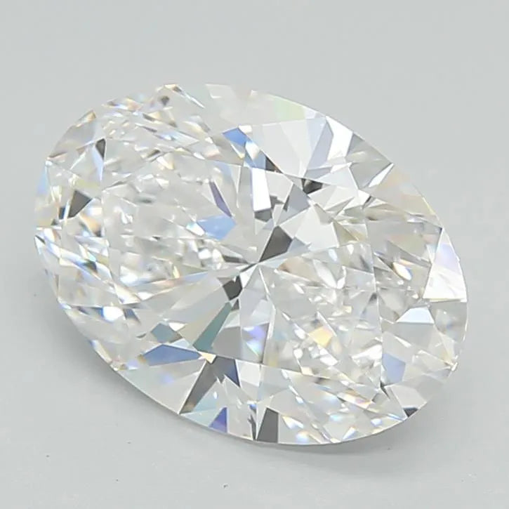 3.73ct Oval Lab Grown Diamond (Colour E, Clarity VVS1, GIA Certified)