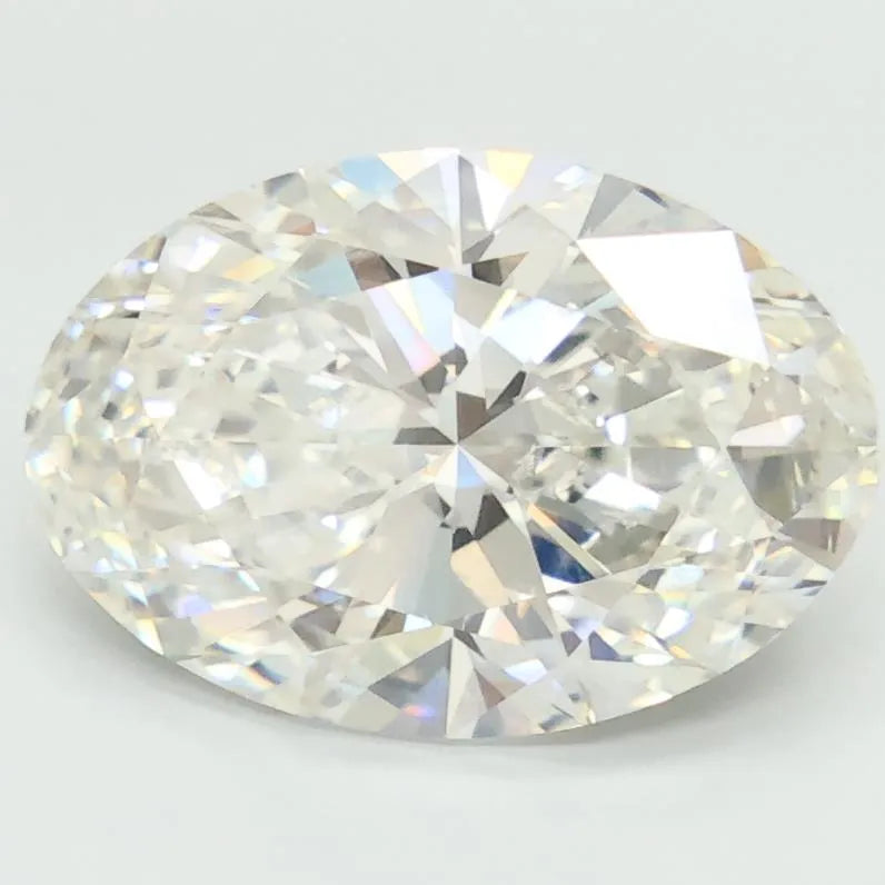 3.73ct Oval Lab Grown Diamond (Colour G, Clarity VVS2, Cut EX, IGI Certified)