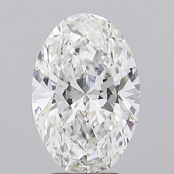 3.74ct Oval Lab Grown Diamond (Colour F, Clarity VVS2, IGI Certified)