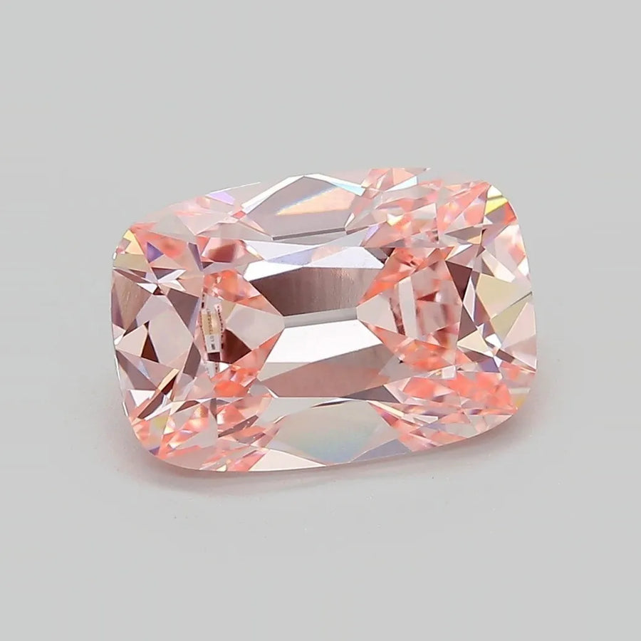 3.75ct Cushion brilliant Lab Grown Diamond (Colour Fancy Intense Pink, Clarity VS1, IGI Certified)